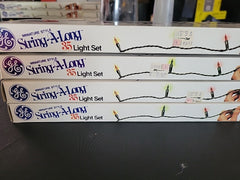 4 sets Vintage GE Miniature Style String -a-Long Christmas 35 Light Set - NIP GE - KOEEK