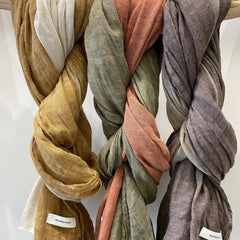 Mens Linen Cotton Scarf Unisex Soft Bandana Neck Wrap Scarves Neckerchief 07FC0E-D4 - KOEEK