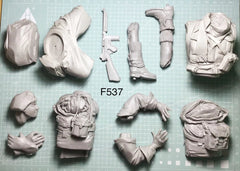 1/9 Resin Figure model WW2 British soldier (no motorcycle)Unassembled Unpainted 07FC0E-D4 - KOEEK