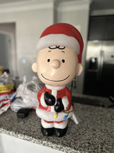 Charlie Brown Blow Mold 22" Peanuts Santa Christmas LED Lighting Decoration 07FC0E-D4 - KOEEK