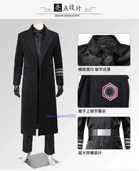 Star Wars The Force Awakens Armitage Hux Cosplay Costume Full Set Mens Lot 07FC0E-D4 - KOEEK