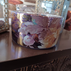 ANTHROPOLOGIE CANDLE ADA FLORAL SUEDED ROSE MERCURY GLASS CANDLE HUGE 23.03 OZ ANTHROPOLOGIE - KOEEK