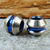 2pcs Titanium Lanyard Bead EDC Knife Paracord Beads Necklace Bracelet DIY Beads 07FC0E-D4 - KOEEK