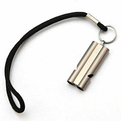 Titanium Keychain Whistle Lanyard Pocket Outdoor Life-saving Camping Tool EDC 07FC0E-D4 - KOEEK