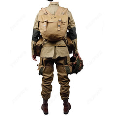 USMC WWII Army M42 Paratrooper Uniform Jacket Pants Set Normandy Landing D-day 07FC0E-D4 - KOEEK