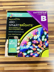 2X Premier Christmas Lights Wifi 480 LED Multi Coloured Dual Timer (Set A+Set B) PREMIER - KOEEK