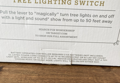 Wondershop Christmas Magic Wireless Tree Lighting Switch Music & Light Show/ WONDERSHOP - KOEEK