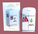 2007 Hallmark Keepsake Holiday Christmas Ornament FRIDGERATOR Features Light NIB HALLMARK - KOEEK