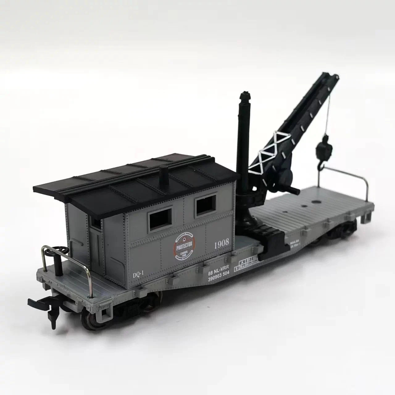 HO1:87 Train Model Railway Metal Track 40ft Crane Transporter Truck With box 07FC0E-D4 - KOEEK