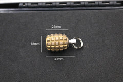 Titanium TC4 EDC Knife Parachute Cord Tool Lanyard Bead Key Chain Pendant DZ-GGT 07FC0E-D4 - KOEEK