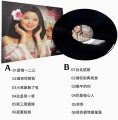 Teresa Teng Black LP Vinyl Record Exclusive Limited Edition 12in 邓丽君 10亿个掌声 永远珍藏 07FC0E-D4 - KOEEK