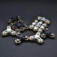 EDC Fingertip Gyroscope Decompression Spinning Top Gearwheel Boy Adult Toy Gyro 07FC0E-D4 - KOEEK