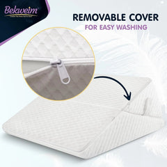 Adjustable Wedge Pillow for Sleep - For relief of sleep apnea, 07FC0E-D4 - KOEEK