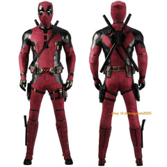 Deadpool 3 Wade Wilson Outfits Cosplay Costume Jumpsuit Mask Full Suits Custom 07FC0E-D4 - KOEEK