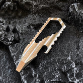 TITANER TC4 Titanium Alloy Portable Multi Tools Card Crowbar Pry Bar Outdoor EDC TITANER - KOEEK