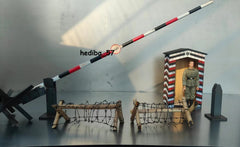 1/6 World War II German Checkpoint Scene Model Color Scene In Stock 07FC0E-D4 - KOEEK