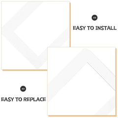 Wall Switch Plates: 3-Gang Screwless Decorative Wall Plate - Unbreakable 07FC0E-D4 - KOEEK