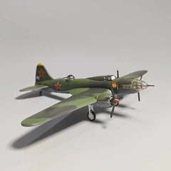 1:144WWII IL-4Bomber Alloy Model Simulation Military CollectionMiniatureOrnament 07FC0E-D4 - KOEEK