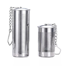 Fine Mesh Tea Ball With Chain Hook Stainless Steel Tea Infuser & Strainer 2 Pcs 07FC0E-D4 - KOEEK