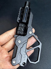 EDC Toy QT#3000 Revolver Push Slider Gun Spinner Button Fingertip Gyro 07FC0E-D4 - KOEEK