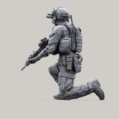 1/35 Resin Figure Model Kit US Special Forces In Action Unassambled Unpainted 07FC0E-D4 - KOEEK