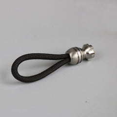 EDC Titanium Missile Shape Knife Bead Paracord Pendant Lanyard DIY Accessories 07FC0E-D4 - KOEEK