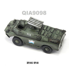 1:72 Scale Russian Marine Corps BRDM-2 9P148 Armored Vehicle Green Model 07FC0E-D4 - KOEEK