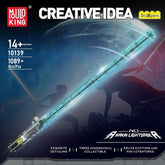 new Mould King 10139 Blue Sword Glows Lightsaber Fluorescent Building Block Toy MOULD KING - KOEEK