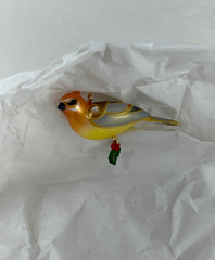 - 2017 Beauty of Birds - Cedar Waxwing - Hallmark MINIATURE Ornament HALLMARK - KOEEK