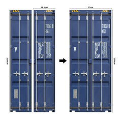 Truck Container Self-adhesive 3D Door Sticker Living Room Door Mural Decals 07FC0E-D4 - KOEEK