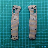 1 Pair Custom Made Titanium Handle Scales for Benchmade Bugout 535 Folding Knife 07FC0E-D4 - KOEEK