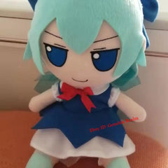 Anime Touhou Project Fumo Series Cirno Plush Doll Cartoon Gift 20cm 07FC0E-D4 - KOEEK