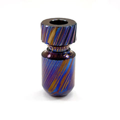 TITNAER EDC Titanium Timascus Key Knife Parachute Cord Bead Pendant Lanyard 07FC0E-D4 - KOEEK