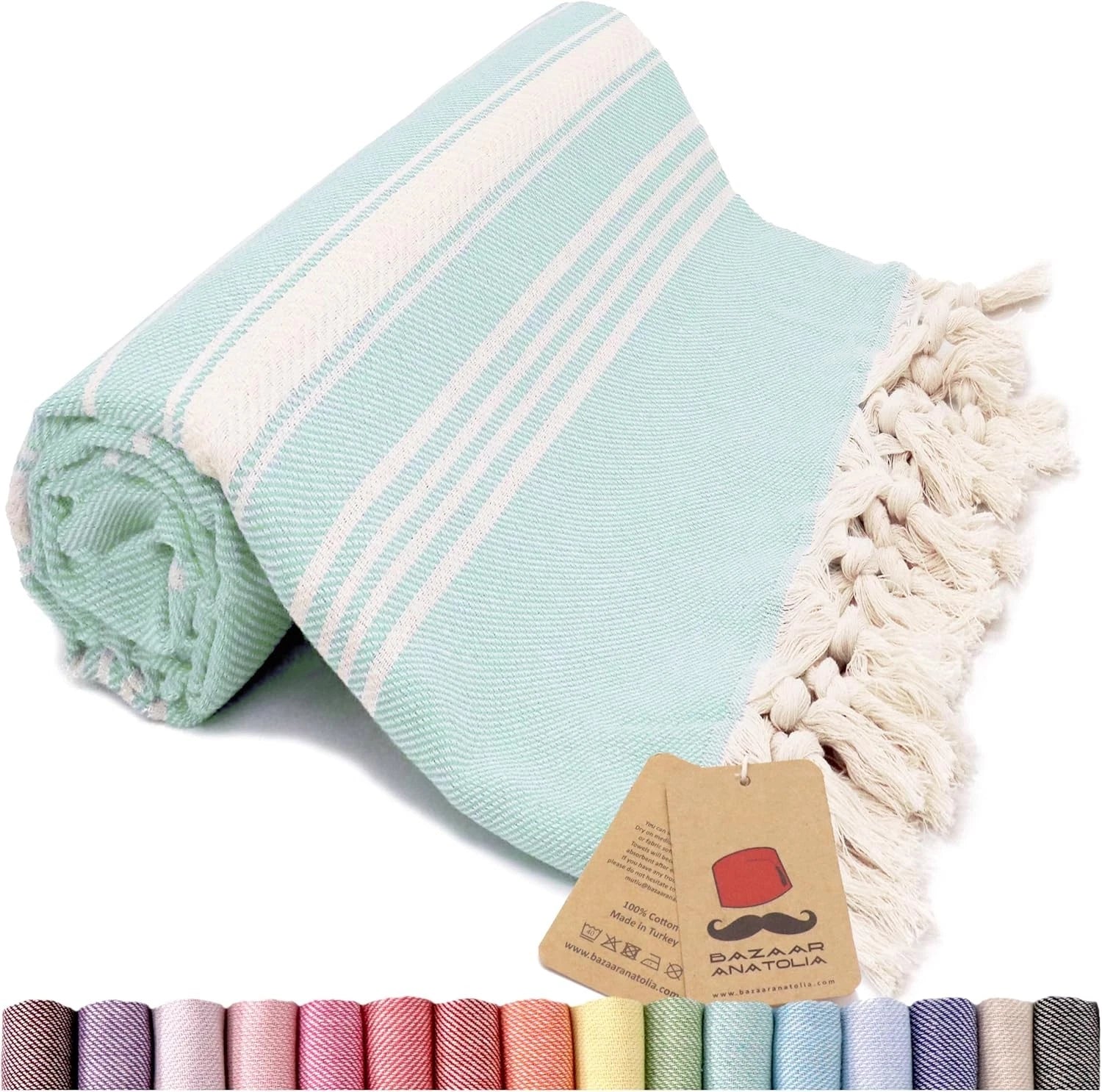 Beach towel – cotton, quick-drying, sand-resistant towel 07FC0E-D4 - KOEEK