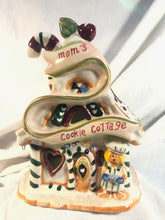 Blue Sky Clayworks Christmas Gingerbread House MOM'S COOKIE COTTAGE Tea Light BLUE SKY - KOEEK