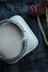 Ethnic Style Women's Exquisite Cloisonn É Buckle Flower Bracelet 07FC0E-D4 - KOEEK