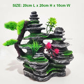 Big Aquarium Rockery Ornament Mountain Tree Fish Tank Decorations Accessories 07FC0E-D4 - KOEEK