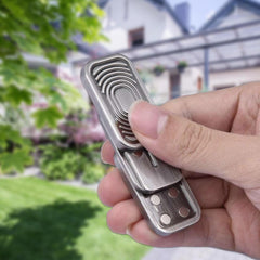 EDC Metal Fidget Slider Toys For Adults Stress Relief Toy Fidget Slider Gift 07FC0E-D4 - KOEEK