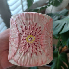 ANTHROPOLOGIE LILYPAD FLORAL MUG ANTHROPOLOGIE MUG ANTHROPOLOGIE CUP 💕BEAUTIFUL ANTHROPOLOGIE - KOEEK