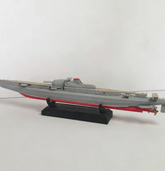 French SubmarineSurcouf WWII Largest Cruiser Submarine Heavy Guns Finished Model 07FC0E-D4 - KOEEK