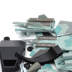 1/100 Russian SU-35 Flanker Fighter Model Plastic Painted Unassembled 07FC0E-D4 - KOEEK