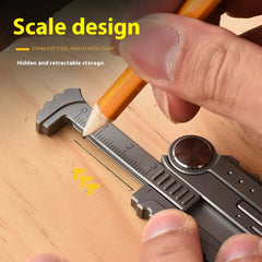 Titanium Alloy EDC Keychain Multi Tool Survival Gear 07FC0E-D4 - KOEEK