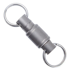 Titanium Alloy 360 Degree Quick Release Hanging Buckle Elastic Keychain Key Ring 07FC0E-D4 - KOEEK
