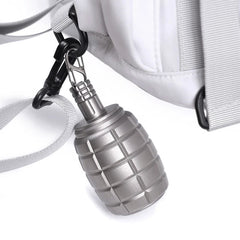 Titanium Flagon Pocket Hip Flask Whiskey Wine Container Screw Cap Flagon 100ML 07FC0E-D4 - KOEEK