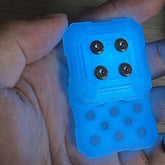 Luminous Blue Square Haptic Slider Fidget Slider EDC Fidget Clicker 07FC0E-D4 - KOEEK