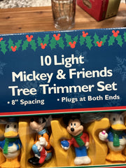 Disney Christmas Tree String Lights Mickey Mouse Goofy Donald NIB DISNEY - KOEEK