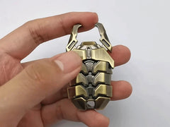 Retro Creative Scarab EDC Fidget Toy Zinc Alloy Magnetic Push Fidget Slider Gift 07FC0E-D4 - KOEEK