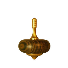 Brass+Wood Hand Twisting Spinning Top Gyro Gyroscope Spinner Men EDC Toy 07FC0E-D4 - KOEEK