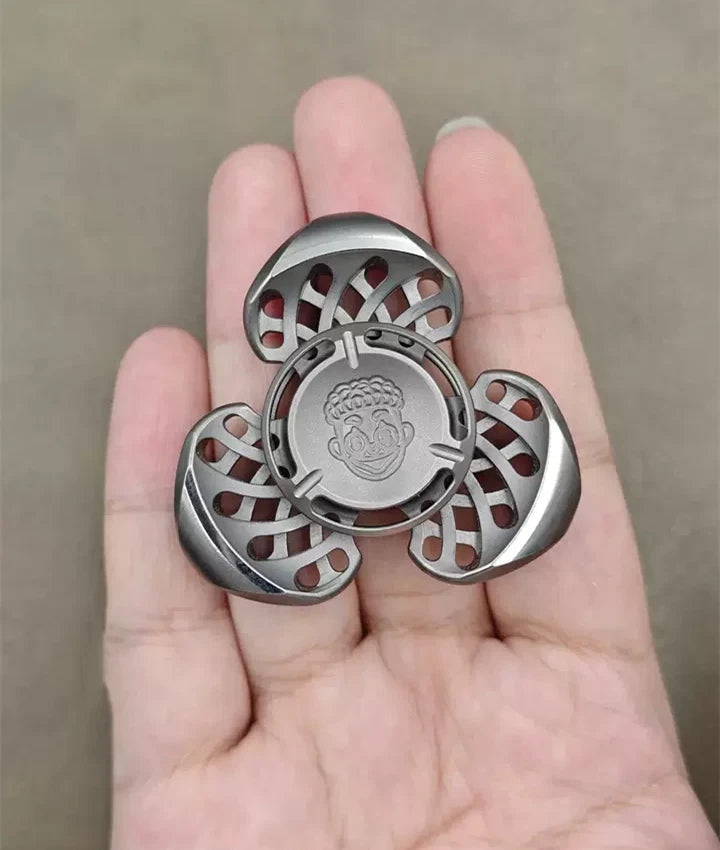 Titanium Alloy Fidget Spinner EDC Fidget Toy Anxiety Stress Relief Spinning Toy 07FC0E-D4 - KOEEK