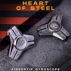 EDC Steel Heart Fidget Spinner Hand Spinner Fidget Toys ADHD Tool Stress Relief 07FC0E-D4 - KOEEK